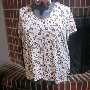 Floral Print Women's Top